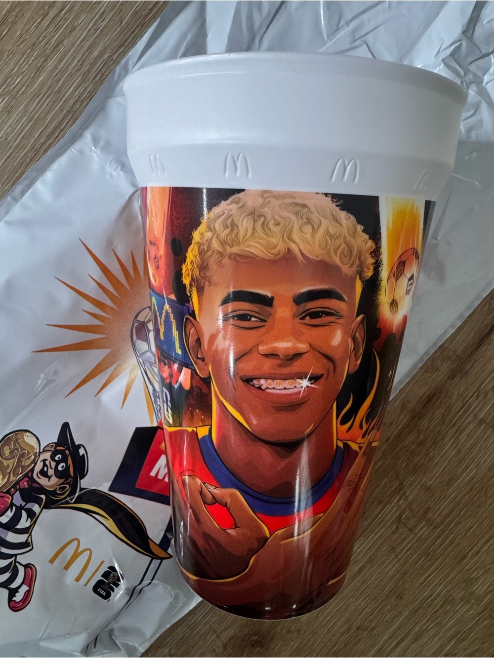 2026 McDonald's FIFA Themed Souvenir Cup Lamine Yamal